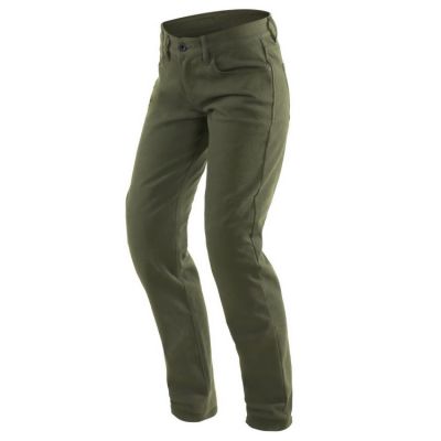 Dainese CASUAL SLIM LADY dámské textilní kalhoty zelené vel.28